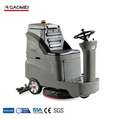 2020 Most Popular Industrial Warehouse Driving Battery Floor Scrubber with Sewage Sensor