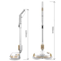 The new rechargeable electric mop handheld wireless electric rotary 360 degree mopping machine household electric cleaning brush